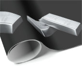 Silberbarren-Geschenkpapier Geschenkpapier (Rolleneckpunkt)