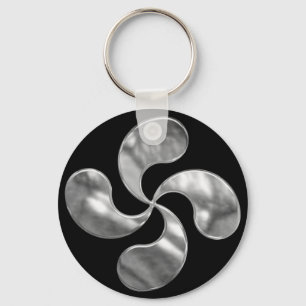 Silberbaskischer Schlüsselanhänger