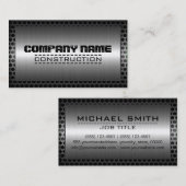 Silberbau Eleganter Metallrahmen Visitenkarte (Vorne/Hinten)