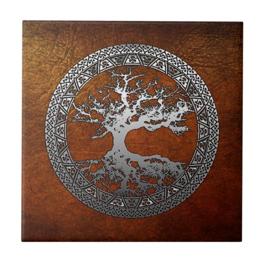 Silberbaum Fliese (Vorderseite)