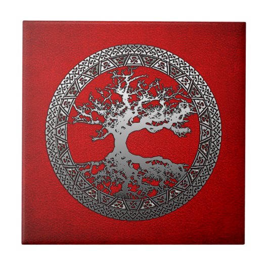 Silberbaum Fliese (Vorderseite)