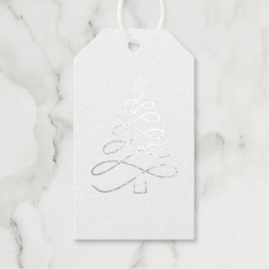 Silberbaum Geschenkanhänger (Vorderseite)