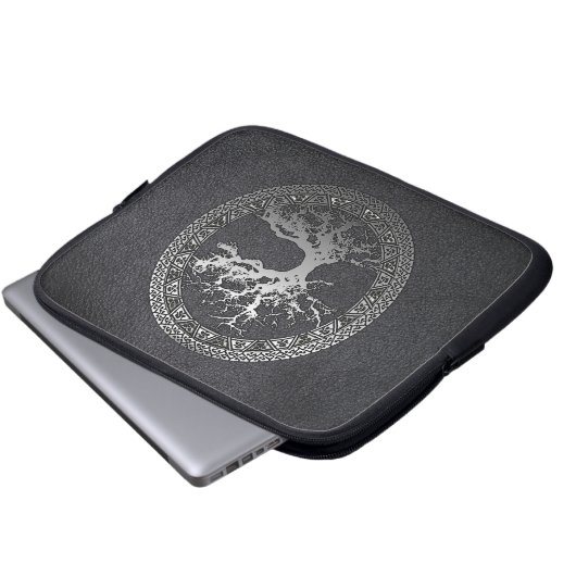 Silberbaum Laptopschutzhülle (Vorne Knopf)