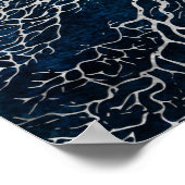 Silberbaum Mitternacht - Schwarzer Poplar Poster (Ecke)