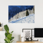 Silberbäume Poster (Heimbüro)