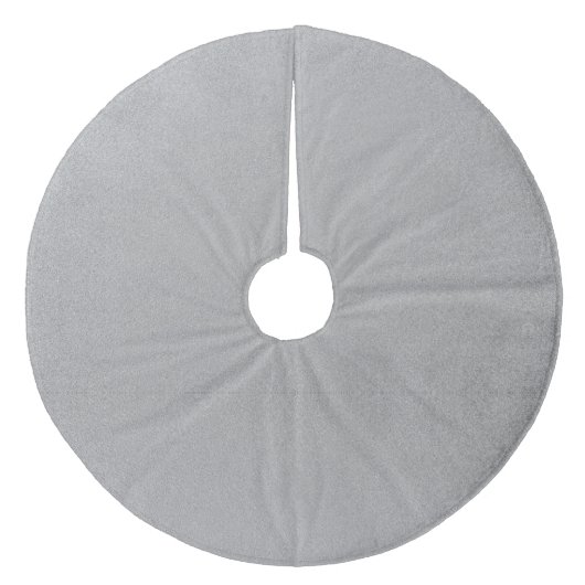 Silberbaumrock für Fleecen Fleece Weihnachtsbaumdecke (Vorderseite)