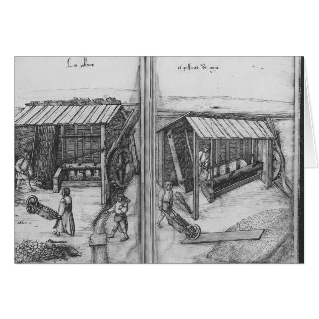 Silberbergwerk von La Croix-Zusatz-Bergwerken, (Vorderseite (Horizontal))