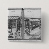 Silberbergwerk von La Croix-Zusatz-Bergwerken, Button (Vorderseite)