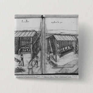 Silberbergwerk von La Croix-Zusatz-Bergwerken, Button