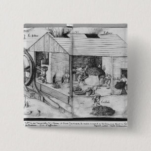 Silberbergwerk von La Croix-Zusatz-Bergwerken, Button