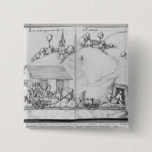 Silberbergwerk von La Croix-Zusatz-Bergwerken, Button