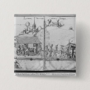 Silberbergwerk von La Croix-Zusatz-Bergwerken, Button