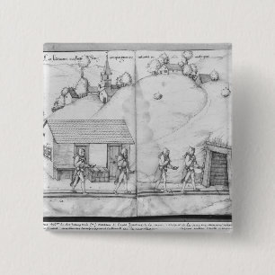 Silberbergwerk von La Croix-Zusatz-Bergwerken, Button