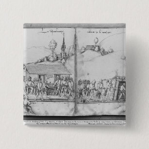 Silberbergwerk von La Croix-Zusatz-Bergwerken, Button