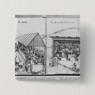 Silberbergwerk von La Croix-Zusatz-Bergwerken, Button