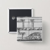Silberbergwerk von La Croix-Zusatz-Bergwerken, Button (Vorne & Hinten)