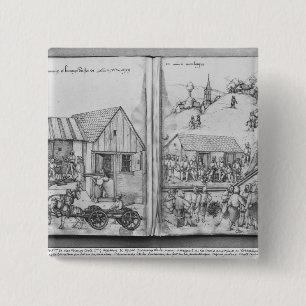 Silberbergwerk von La Croix-Zusatz-Bergwerken, Button