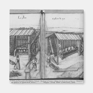 Silberbergwerk von La Croix-Zusatz-Bergwerken, Magnet