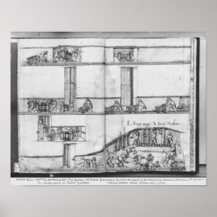 Silberbergwerk von La Croix-Zusatz-Bergwerken, Poster