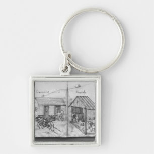 Silberbergwerk von La Croix-Zusatz-Bergwerken, Schlüsselanhänger