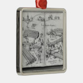 Silberbergwerk von La Croix-Zusatz-Bergwerken, Silbernes Ornament (Rechts)