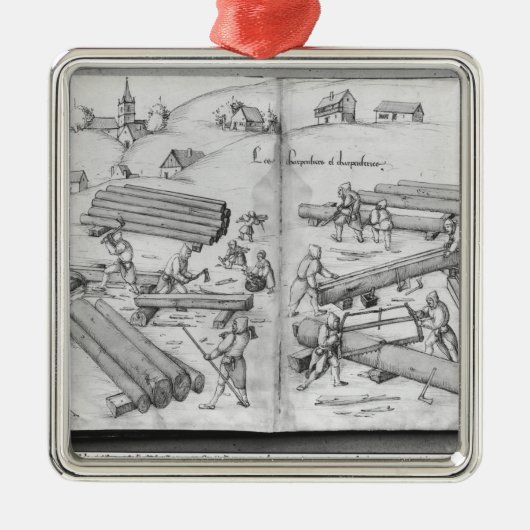 Silberbergwerk von La Croix-Zusatz-Bergwerken, Silbernes Ornament (Vorne)