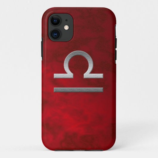 Silberbibliothek - rot Case-Mate iPhone hülle (Rückseite)