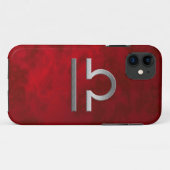 Silberbibliothek - rot Case-Mate iPhone hülle (Rückseite (Horizontal))
