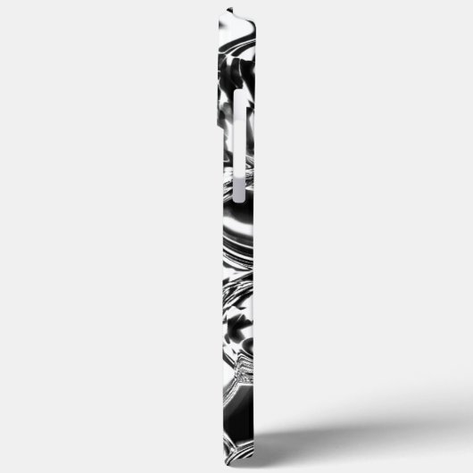 Silberblasen mit Glas- oder Metalltönchen Case-Mate iPhone Hülle (Rückseite / Links)