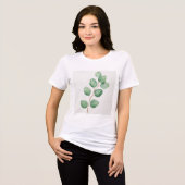 Silberblättriger Eukalyptus Tri-Blend Shirt (Vorderseite voll)