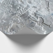 Silberblau Geschenkpapier (Ecke)