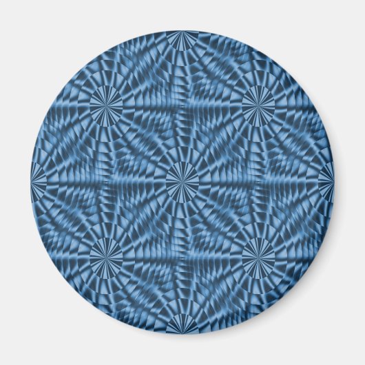Silberblaue Blasen... Magnet (Vorne)