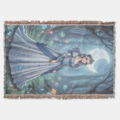 Silberblaue Prinzessin im Wald Decke (Vorderseite)