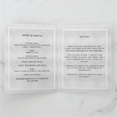 Silberblaues blumengeschmücktes Foto Dankeskarte (Innenseite)