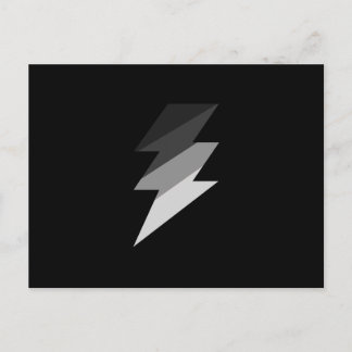 Silberblitz-Donnerschlag Postkarte