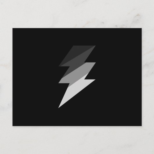 Silberblitz-Donnerschlag Postkarte (Vorderseite)