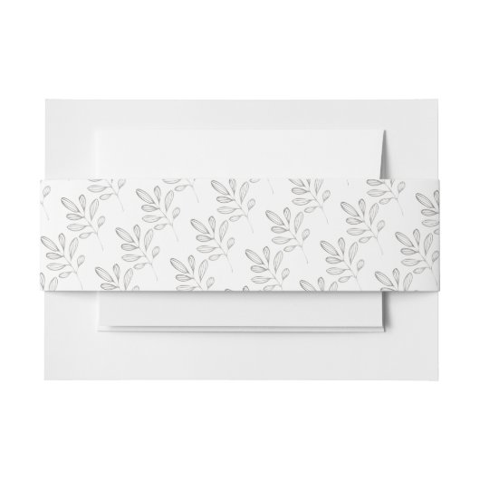 Silberblumen Einladungsbanderole (Vorderseite Beispiel)