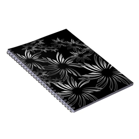 Silberblumen Notizblock (Rechte Seite)