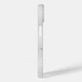 Silberblütenrot Rosa Glitzer Case-Mate iPhone Hülle (Rückseite / Rechts)