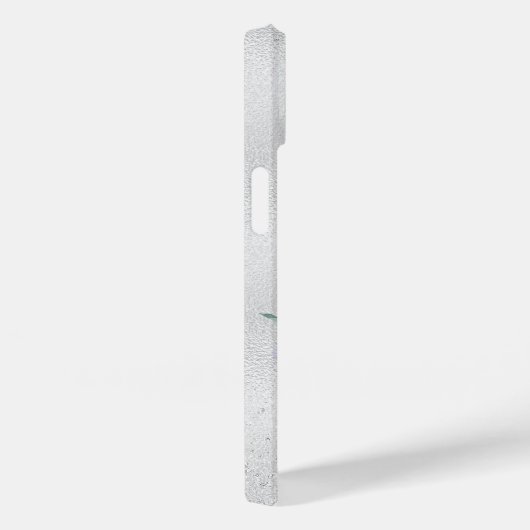 Silberblütenrot Rosa Glitzer Case-Mate iPhone Hülle (Rückseite / Rechts)