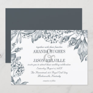 Silberbotanisch  Einladung zur Hochzeitsreise