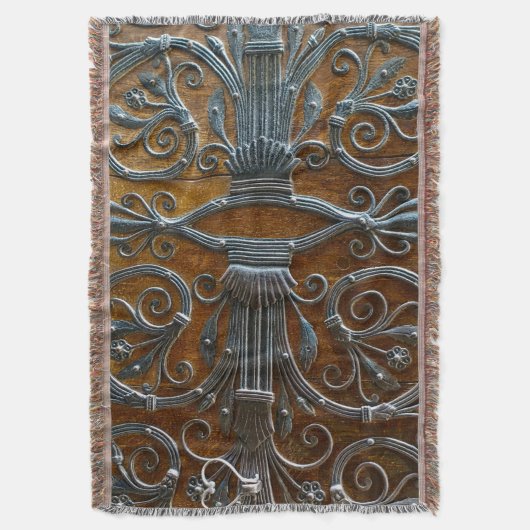 Silberbraunes Holz funkelnde Tür Decke (Vorderseite Vertikal)