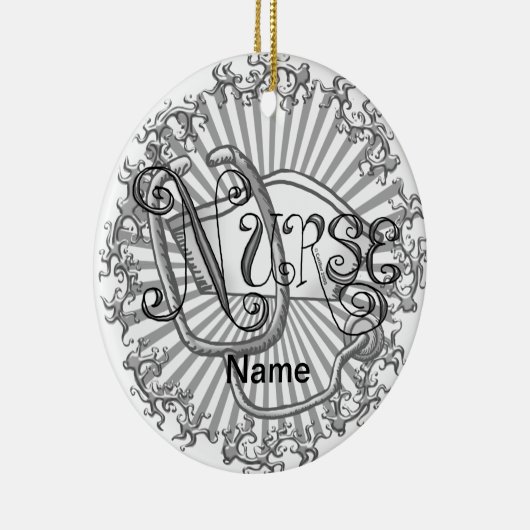 Silberbrieferin Keramik Ornament (Rechts)