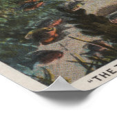 Silberbringe, FL - Frauen unter Wasser schwimmen Poster (Ecke)