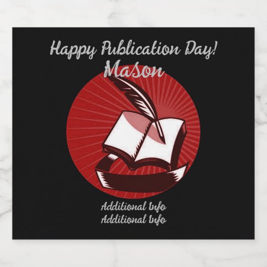 Silberbuch Schaumweinetikett (Einzelnes Label)