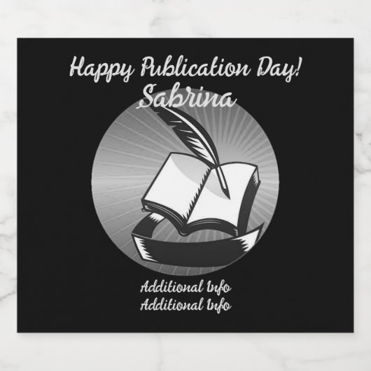 Silberbuch Schaumweinetikett (Einzelnes Label)