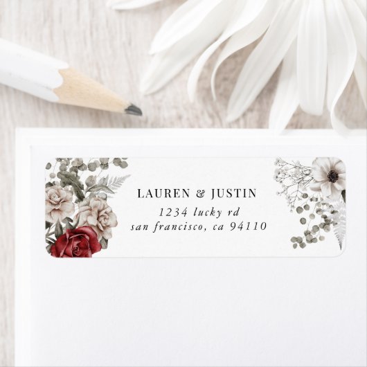 Silberburgund Blumenrückgabe (Insitu)