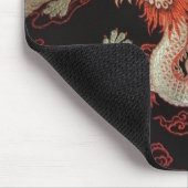 Silberchinesischer Drache Mousepad (Ecke)