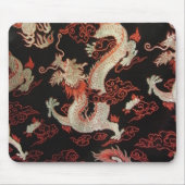 Silberchinesischer Drache Mousepad (Vorne)