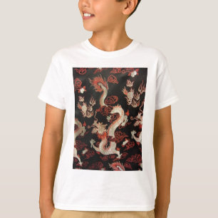 Silberchinesischer Drache T-Shirt